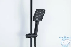 Душевая система Gappo G2418-26 320 1 режим (черный матовый)
