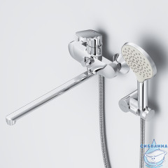 Смеситель для ванны Am.Pm Like F8095000 с душевым гарнитуром (хром)