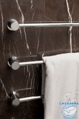 Полотенцесушитель электрический  Wonzon&Woghand Hamburg 47х57 WW-AL313-CR (с возможностью скрытого подключения, подключение универсальное) (хром)