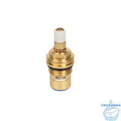 Кран-букса для смесителя, керамика, 180°, 20 зубцов, G1/2", М24, h=54 мм, IDDIS, 998CR541SM-1