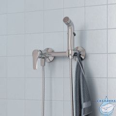 Смеситель с гигиеническим душем, глянцевый хром, Ray, IDDIS, RAYSB00i08