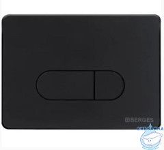 Кнопка смыва BERGES Novum D5 40035 черный матовый