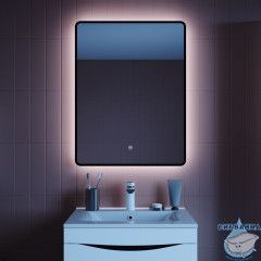 Зеркало Iddis Cloud 60 см, черный CLX6000i98