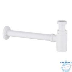 Сифон для умывальника ABBER AF0030W белый матовый