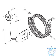 Гигиеническая лейка Am.Pm F0202032 (хром)