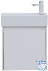 Тумба Aquanet Nova Lite 50 с раковиной Counter 50 белый глянец