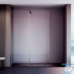 Walk-in Veconi Premium Trento 140 профиль графит, стекло прозрачное PTDW-50GR-140-01-C4
