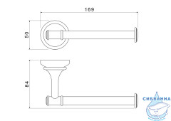 Держатель туалетной бумаги Aquatek Классик AQ4508CR 