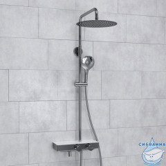 Душевая система Wasserkraft 300 1 режим A113.116.101.CH Thermo (хром)