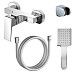 Смеситель для душа Azario Eddie AZ-WQY338207C (хром)