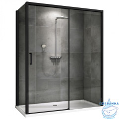 Душевое ограждение ABBER Komfort 120x90 AG93120B-S92B профиль хром, стекло прозрачное (без поддона)