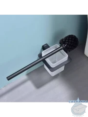 Ершик для унитаза Raglo R301.10.06 (черный матовый/белый)