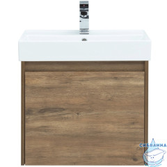 Тумба Aquanet Nova Lite 60 с раковиной Латина 60 дуб рустикальный