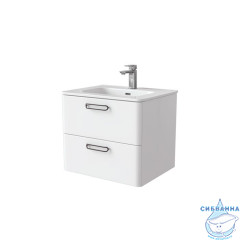 Тумба с умывальником, подвесная, 60 см, белая, Brick, IDDIS, BRI60W0i95K