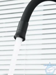 Смеситель кухни Frap F4462 (черный матовый)