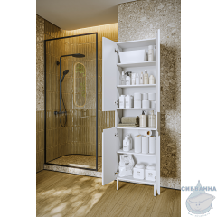 Пенал Aqwella Ванкувер 55 см VAN0555N белый матовый