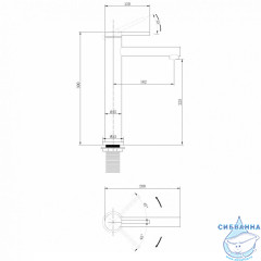 Смеситель для раковины ABBER Emotion AF8811NG (никель)