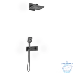 Душевая система Vincea Inspire 320 1 режим VSFW-422TI4GM (вороненая сталь)