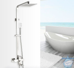 Душевая система Frap F2421 200 1 режим (нержавеющая сталь)