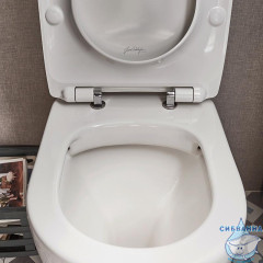 Унитаз напольный Jacob Delafon Soprano UJAK102-0 с бачком и сиденьем быстросъемным Soft Close (микролифт)