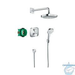 Душевая система Hansgrohe Croma Select E 190 1 режим 27294000 (хром)