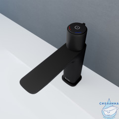 Смеситель для раковины Iddis Slide SLIBLBTi01 (без донного клапана) (черный матовый)