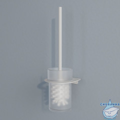 Ерш, матовое стекло, нержавеющая сталь, NOA, белый матовый, IDDIS, NOAWTG0i47