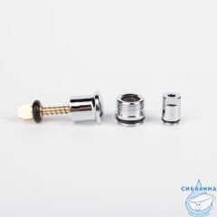 Дивертор для смесителя, латунь, h=58 мм, M21x1,5, вытяжной, IDDIS, 997B0258SM