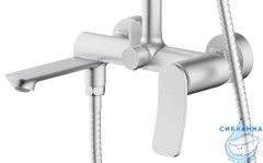 Душевая система Azario Escaro 250 1 режим AZ-K2374BN (сатин )