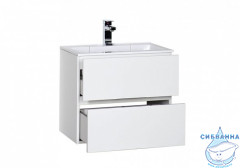 Тумба Aquanet Алвита 60 белый с раковиной Фортуна 60 184619