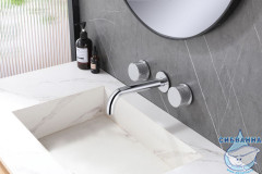 Смеситель для раковины встраиваемый ABBER Wasser Kreis AF81122 (хром)