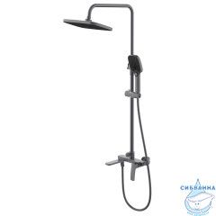 Душевая система Azario Conda 250 1 режим AZ-K2411GR (графит)