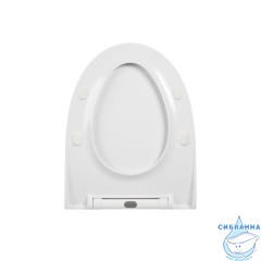 Сиденье для унитаза, Pulse, 48х38см, белый, IDDIS, 947PULW0SK