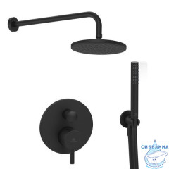 Душевая система Ideal Standard Ceraline 200 1 режим BD192XG (черный матовый)