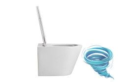 Унитаз подвесной безободковый Aquatek Вега AQ1904T-00 с сиденьем Soft Close (микролифт)