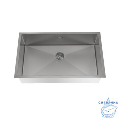 Мойка, нерж. сталь, универсального монтажа, графит, 740*440,  Edifice, IDDIS, EDI74G0i77