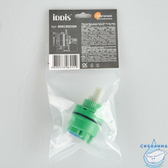 Картридж керамический для смесителя, 35 мм, без ножек, с верхним уплотнителем, IDDIS, 999C35D1SM