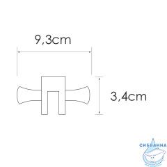 Крючок для душевых уголков K-423