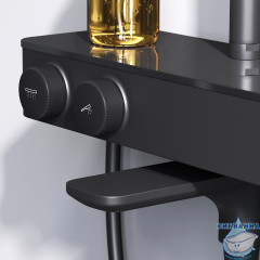 Душевая система AM.PM Inspire V2.0 F0750A522 1 режим (черный матовый)