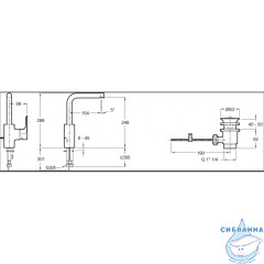 Смеситель для раковины Jacob Delafon Aleo E72278-CP (с донным клапаном)
