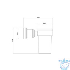 Стакан одинарный, матовое стекло, золото матовое, Виндзор (Windsor), IDDIS, WINMGG1i45