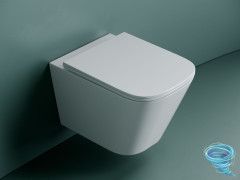 Унитаз подвесной безободковый Ceramicanova Union Rimless CN4009T с сиденьем быстросъемным Soft Close (микролифт)
