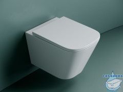 Унитаз подвесной безободковый Ceramicanova Union Rimless CN4009T с сиденьем быстросъемным Soft Close (микролифт)