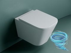 Унитаз подвесной безободковый Ceramicanova Union Rimless CN4009T с сиденьем быстросъемным Soft Close (микролифт)