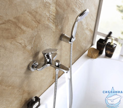 Смеситель для ванны Lemark Nero LM0214C с душевым гарнитуром