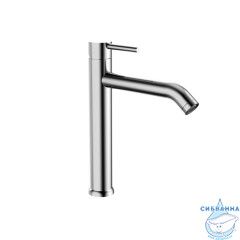 Смеситель для настольного умывальника, глянцевый хром, Kaya, IDDIS, KAYSB01i01