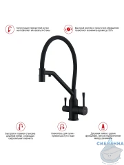 Смеситель для кухни Raglo R81.62.06 (черный)