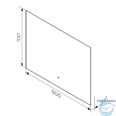 Зеркало Am.Pm X-Joy 80 см M85MOX10801S