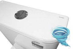 Унитаз напольный безободковый со смывом торнадо Azario Berton с бачком и сиденьем Soft Close (микролифт) AZ-6093