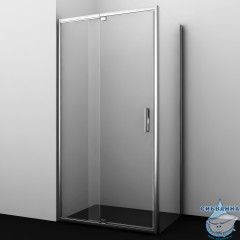 Душевое ограждение Wasserkraft Berkel 120x80 48P06 профиль хром, стекло прозрачный (без поддона)